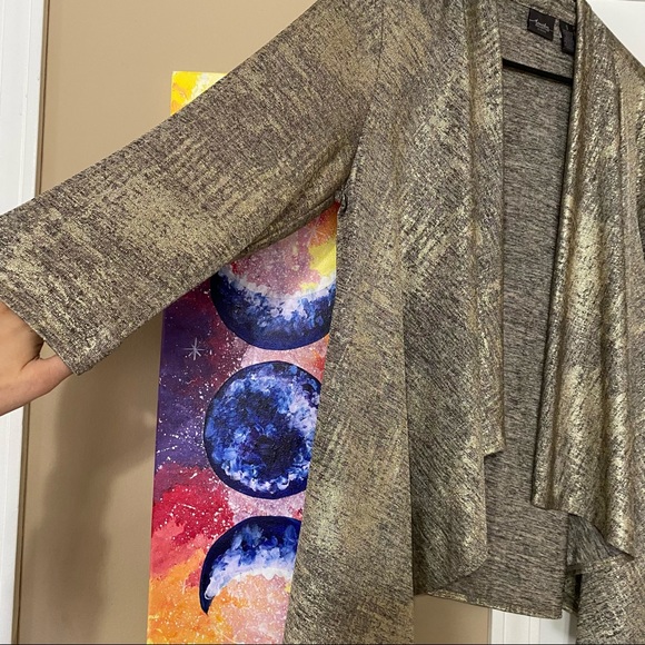 Chico’s Travelers Collection Swing Cardigan size 1 - Picture 3 of 5